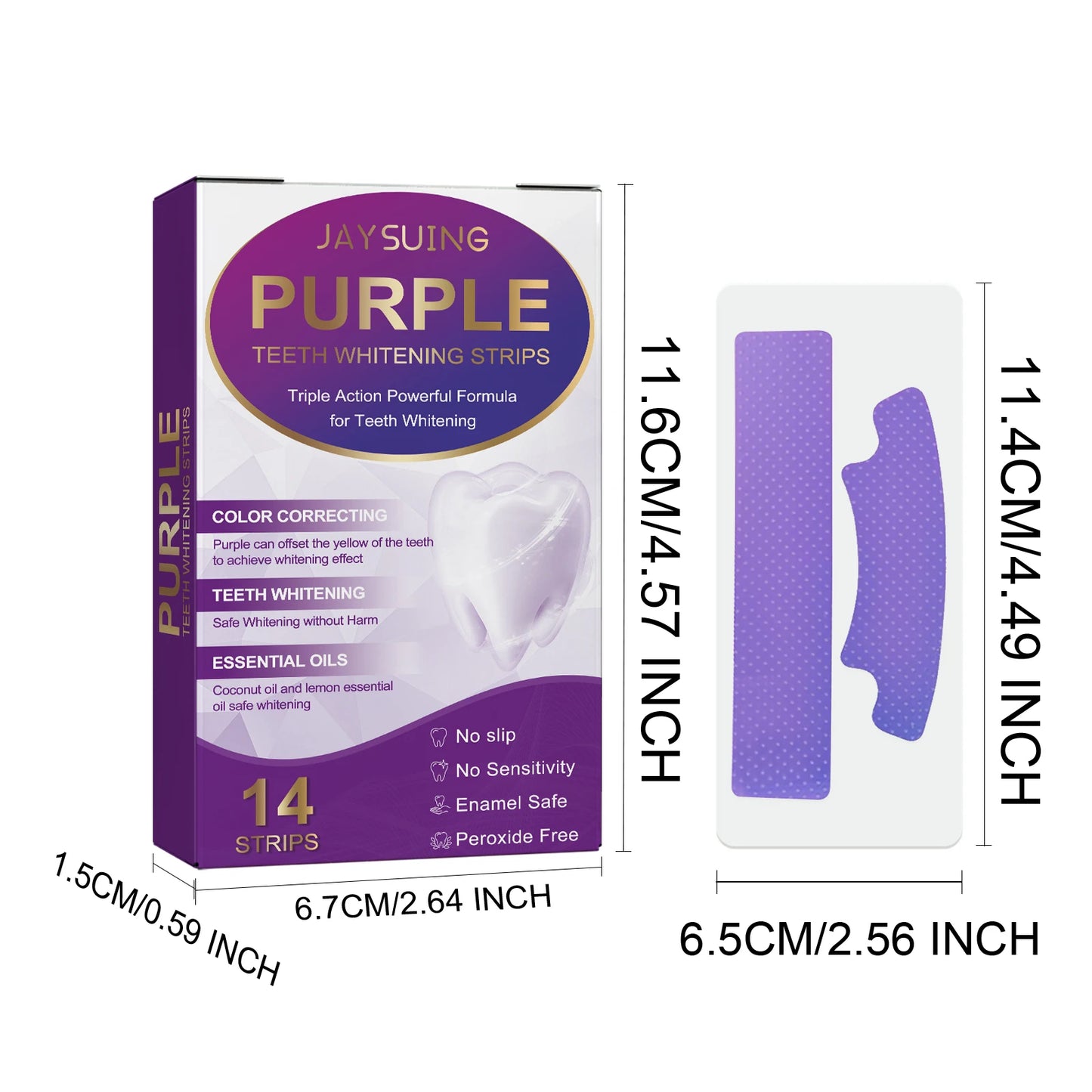 Bright Smile Purple Strips