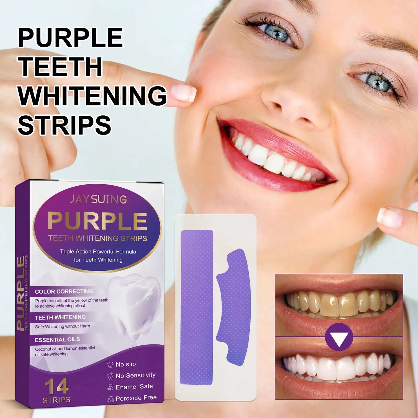 Bright Smile Purple Strips