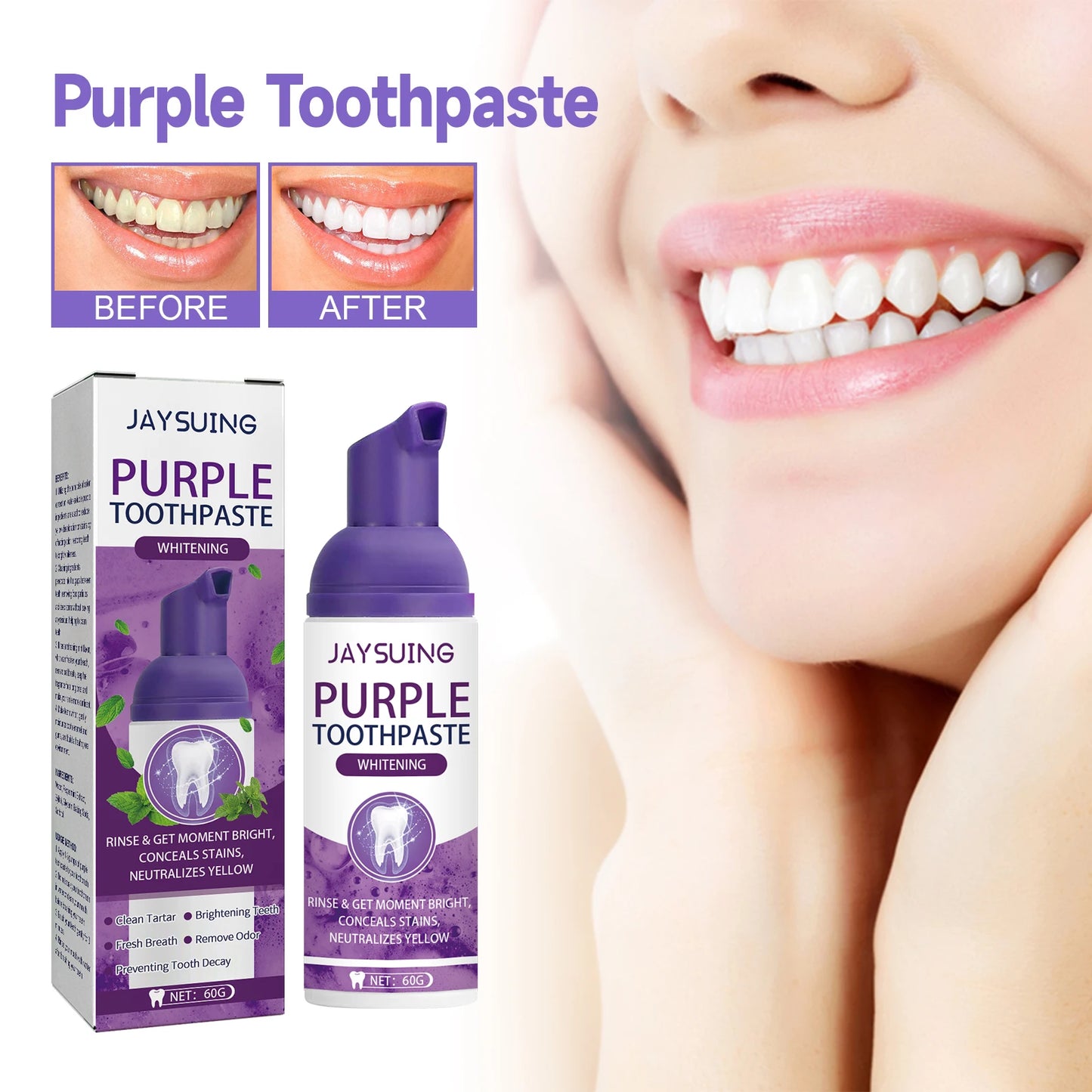 Purple Bright Whitening Mousse