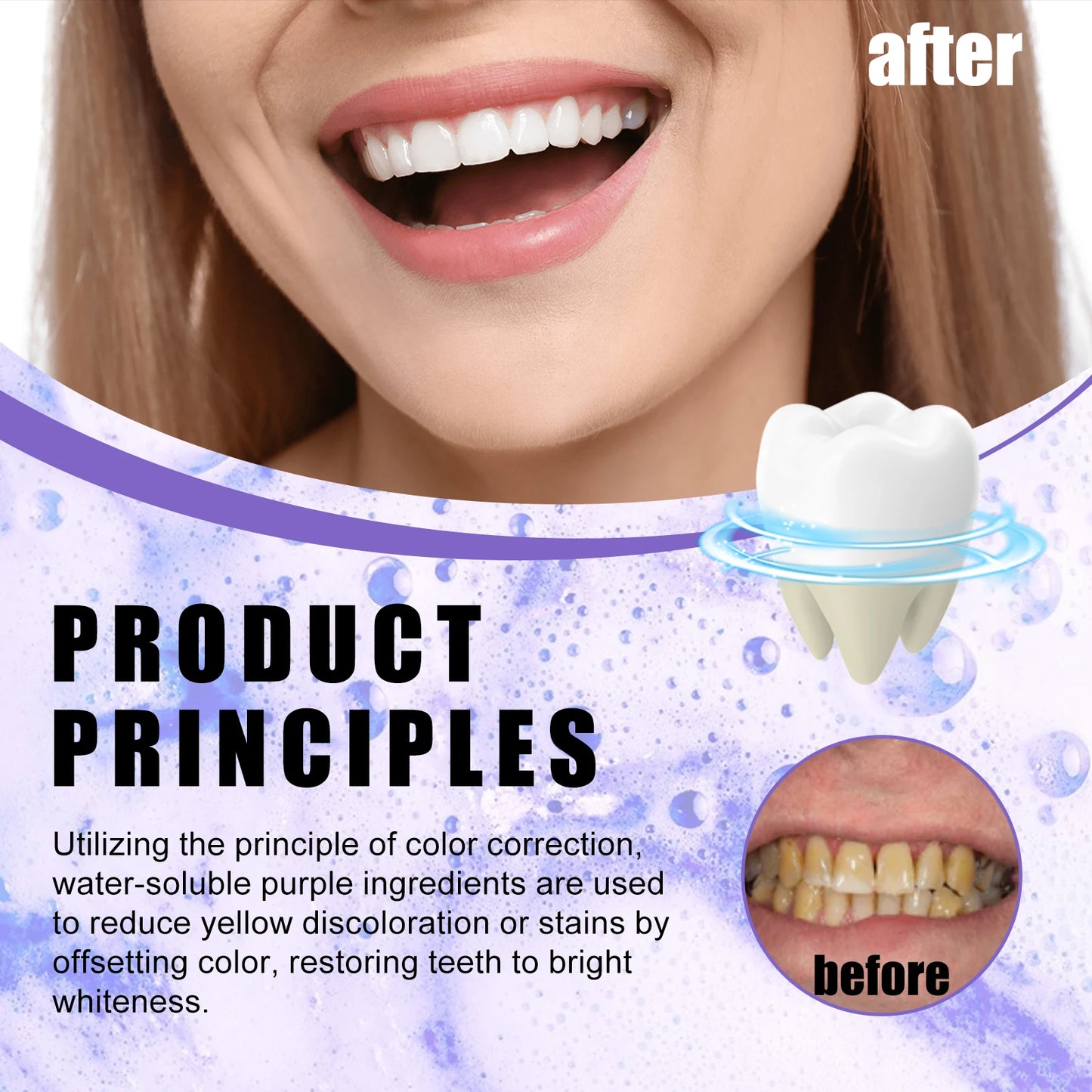 Purple Bright Whitening Mousse