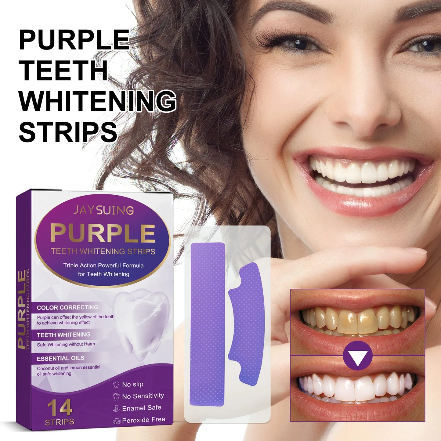 Bright Smile Purple Strips