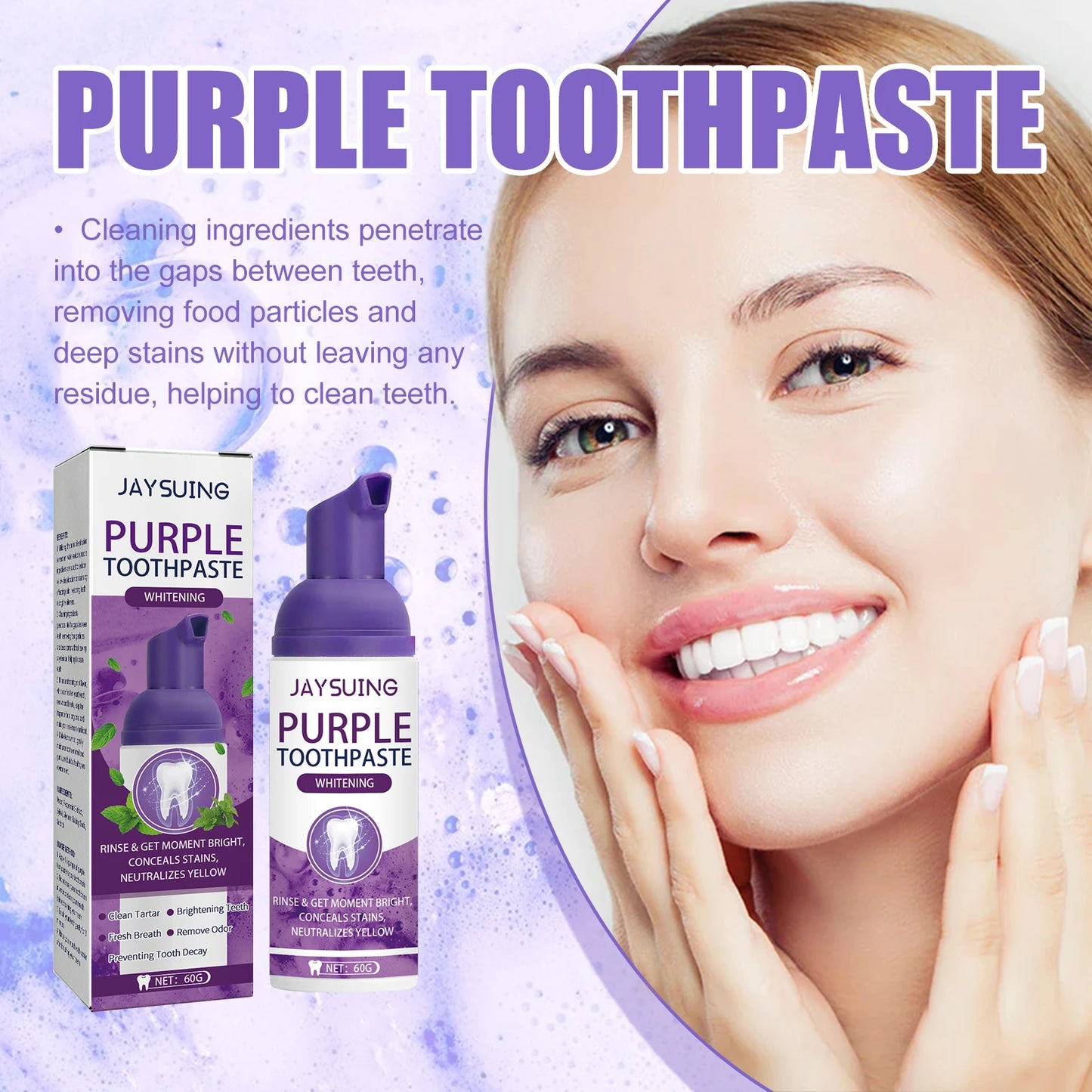 Purple Bright Whitening Mousse