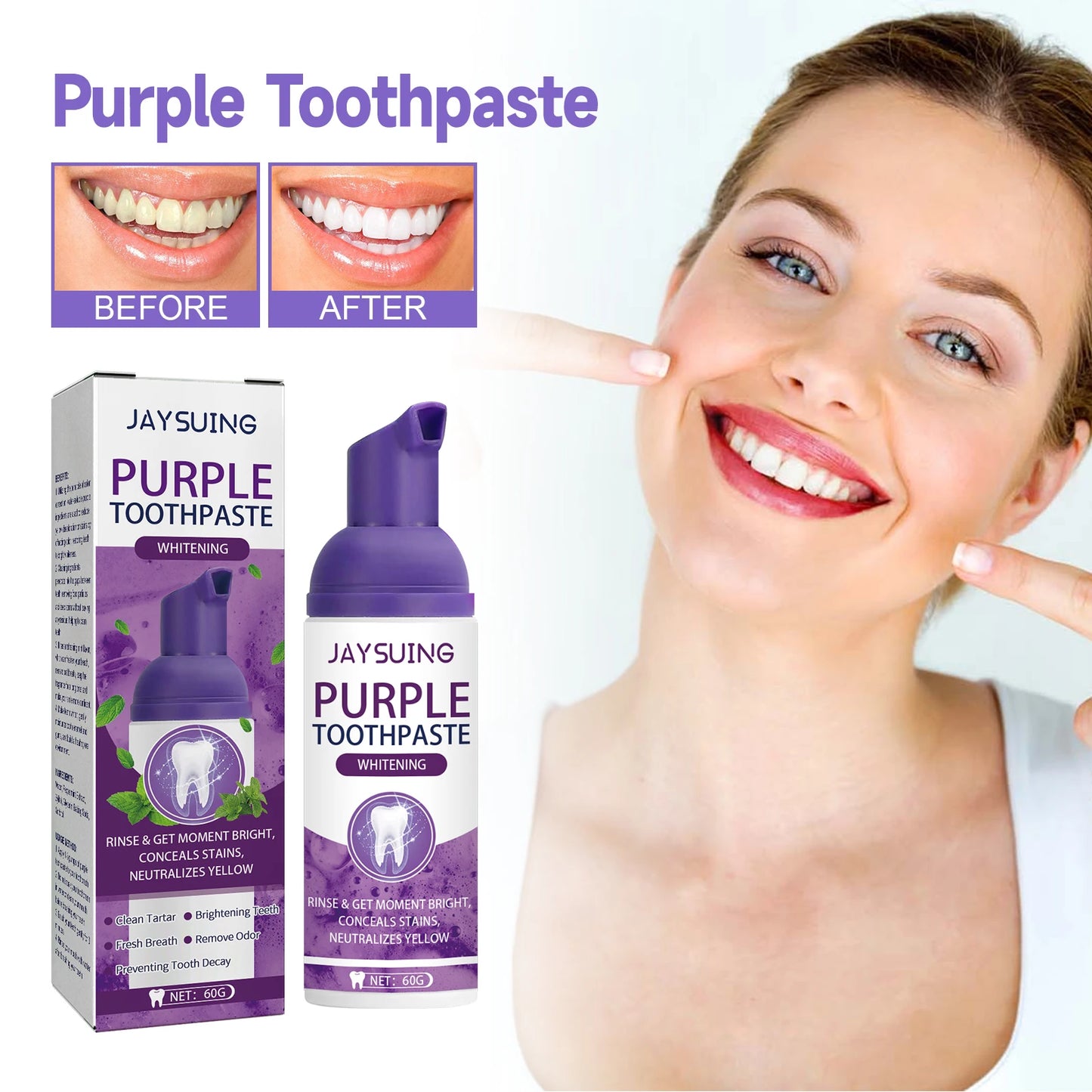 Purple Bright Whitening Mousse