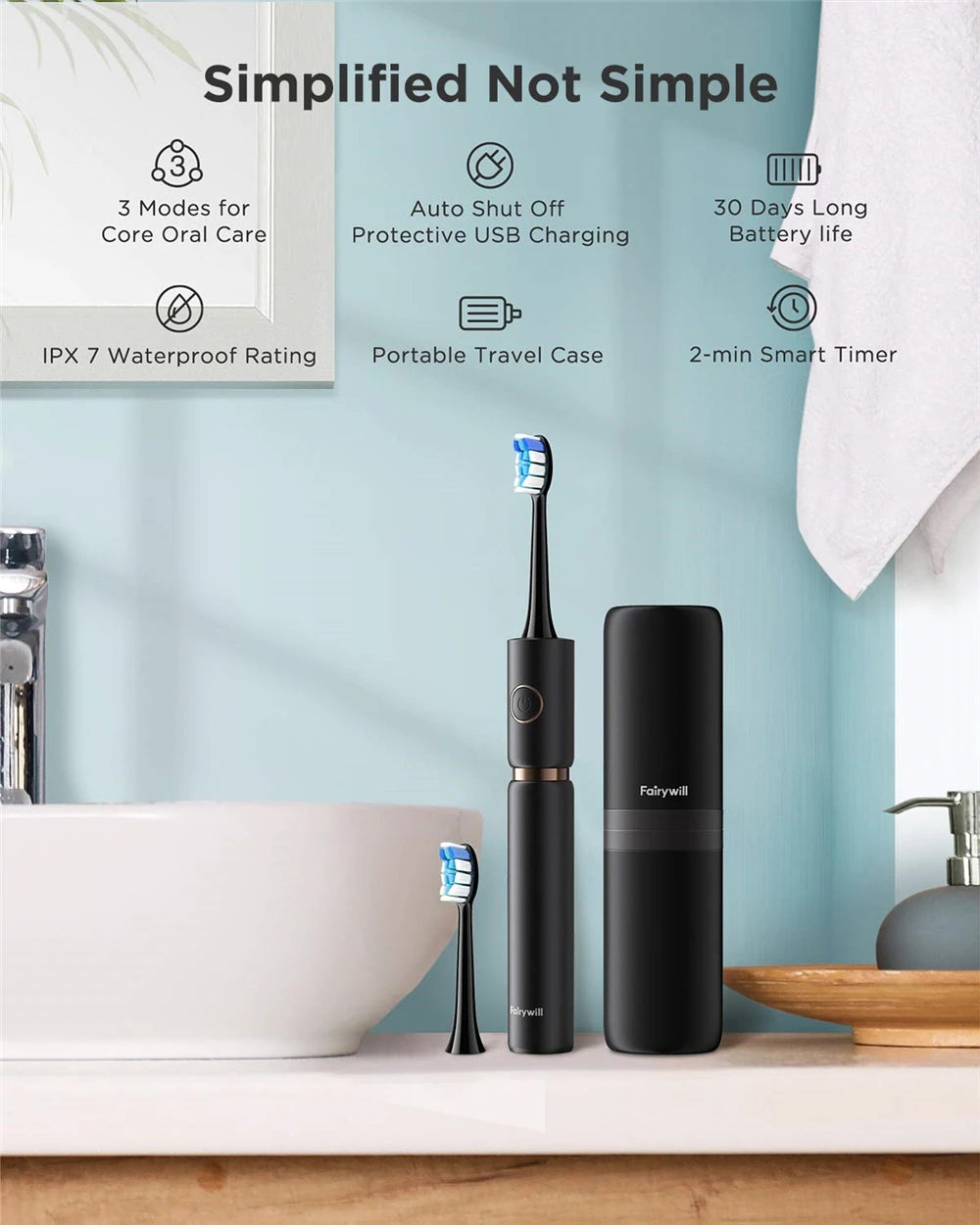 FairyGlow P11 Sonic Toothbrush